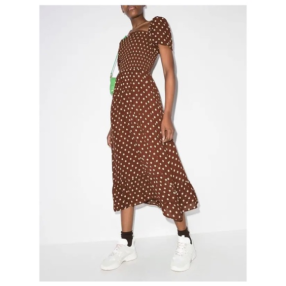 Reformation Dresses & Skirts - Reformation  polka dot midi dress NWT